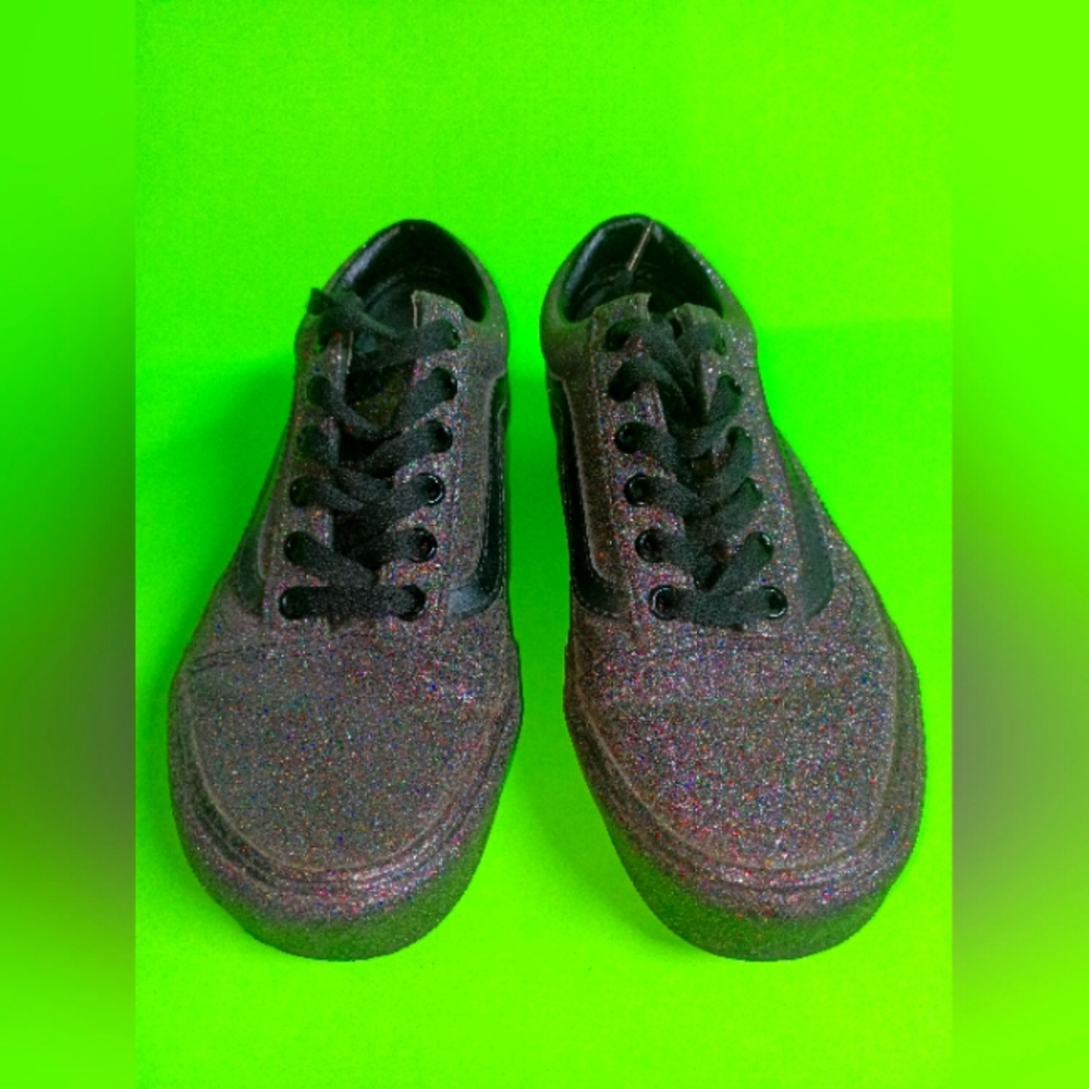 Size Women's 6.5 - VANS Authentic Rainbow Glitter